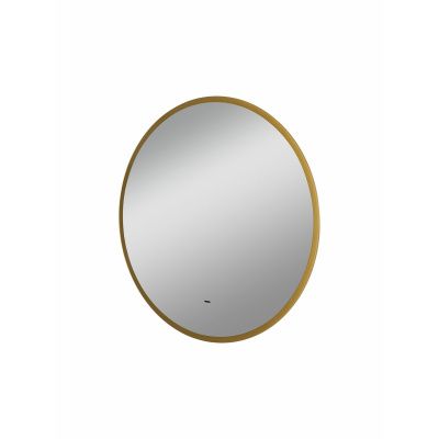 Зеркало D700 Mirgold LED ЗЛП5150 c бесконтактным сенсором, золотая окантовка