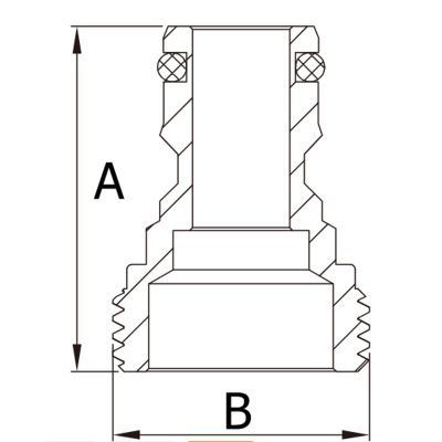 Адаптер быстрого соединения 1/2