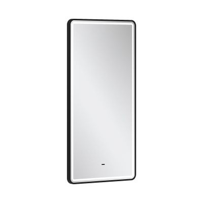 Зеркало с подсветкой EQUIL Stoune 500x900 zkSTOUNE50-15, черный