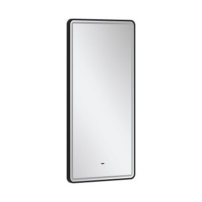 Зеркало с подсветкой EQUIL Stoune 500x900 zkSTOUNE50-15, черный