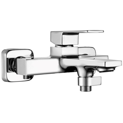 Смеситель для ванны GROSS AQUA 2515880C Edge хром с коротким изливом