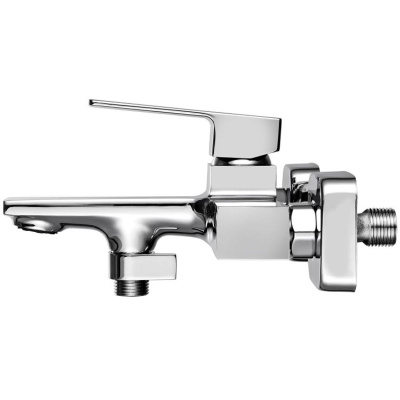 Смеситель для ванны GROSS AQUA 2515880C Edge хром с коротким изливом