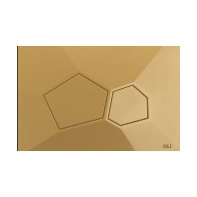 Кнопка механическая двойная OLI 890367 VORONOI матовый песочный, пластик