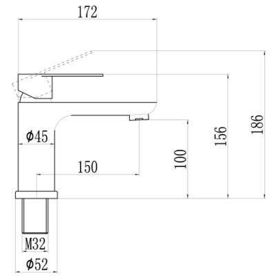 Смеситель для раковины Fmark FS8801C матовое золото (12)