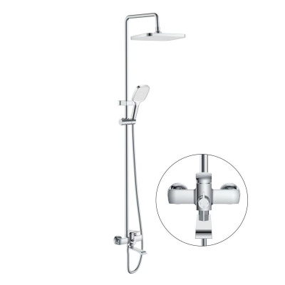 Душевая стойка со смесителем TRIGOR N10-369, хром
