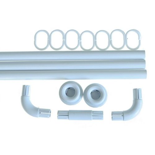 Карниз для ванной Санакс 10008 Белый 0,9 х 0,9 х 0,9