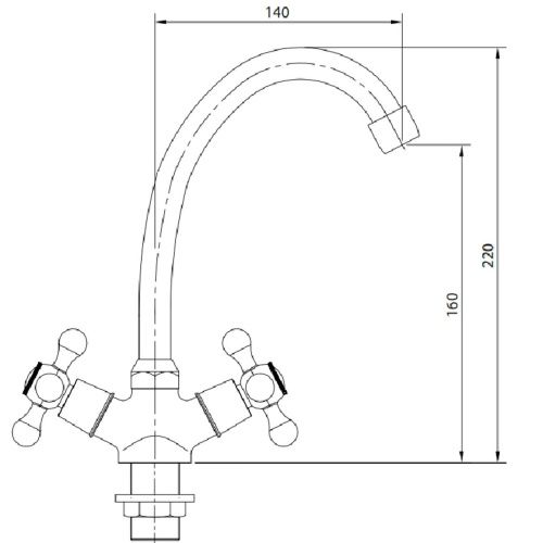 Смеситель для кухни Istok lifeStandard 0402.713