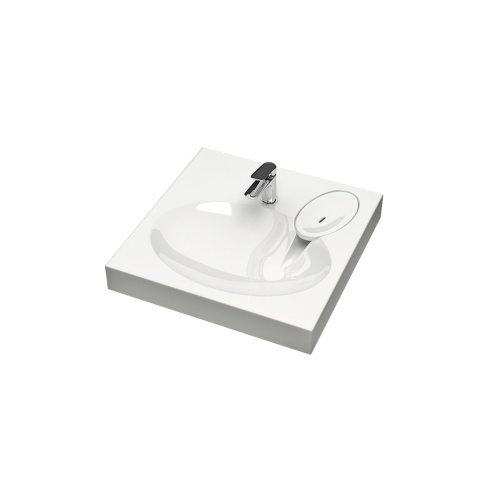 Раковина для ванной MARRBAXX Смайл V55D1 над стиральной машиной с кронштейном V55