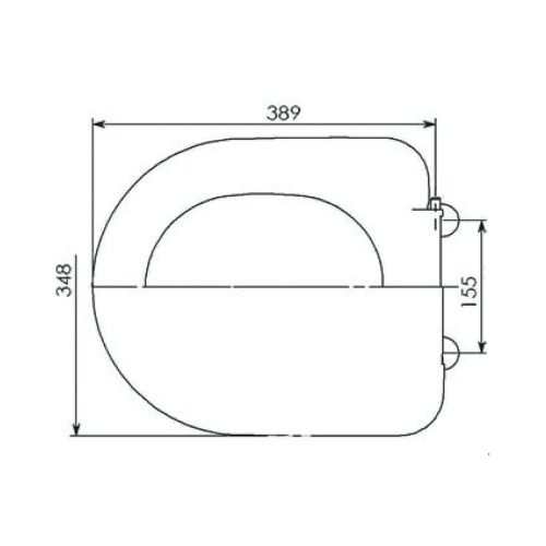 Сиденье для унитаза Уклад СУ 82.07.80 Белое