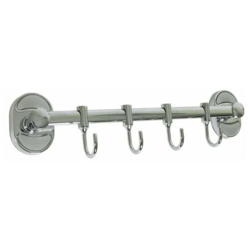 Вешалка для ванной Potato P2914-4 настенная с 4 крючками