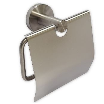 Держатель туалетной бумаги GFmark 80003 с крышкой из нержавеющей стали