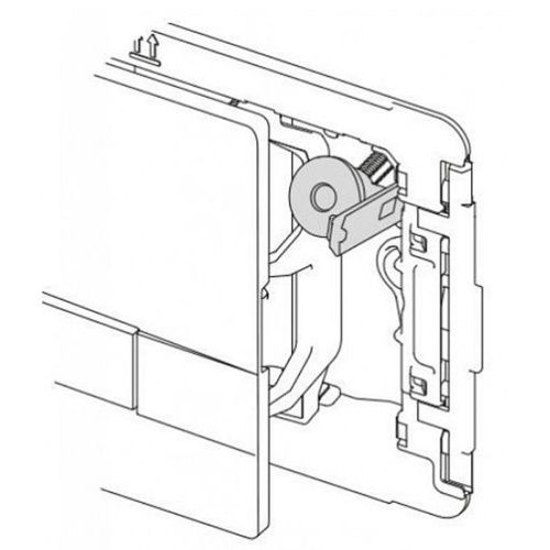 Панель смыва для инсталляции OLI Glam OLIpure 139180 хром матовый