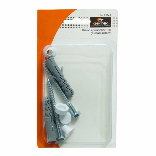 Набор для крепления унитаза к полу в блистере 10-0007 (минимальное кол-во отгрузки - 10 шт) СИМТЕК