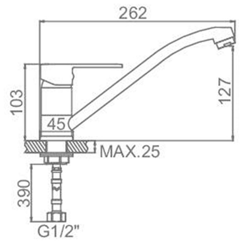 Смеситель для кухни Ledeme H10 L4910