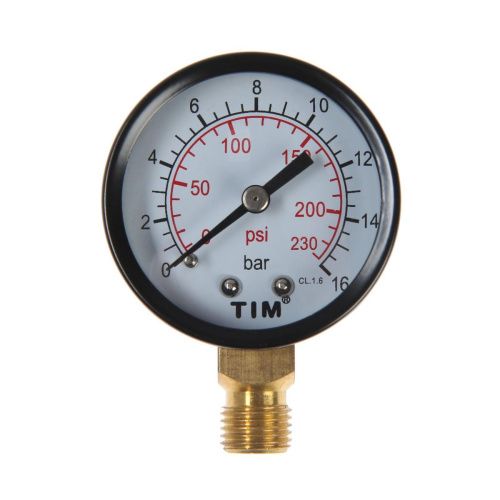 Манометр радиальный TIM Y-50-16 1/4