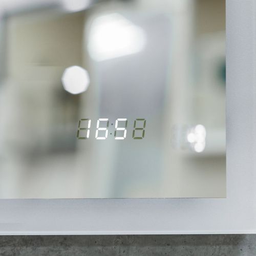 Зеркало для ванной Sevilla ЗЛП97 600х800 LED подсветка c часами