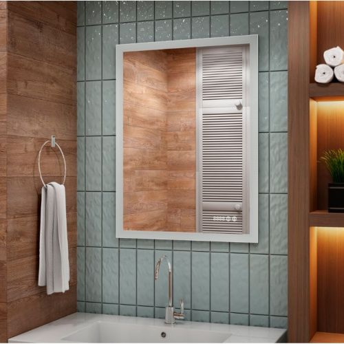 Зеркало для ванной Sevilla ЗЛП97 600х800 LED подсветка c часами