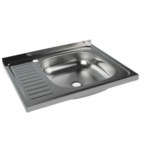 Мойка для кухни VLADIX V-205 из нержавеющей стали с набором креплений СИМТЕК 6-0006П4 матовая