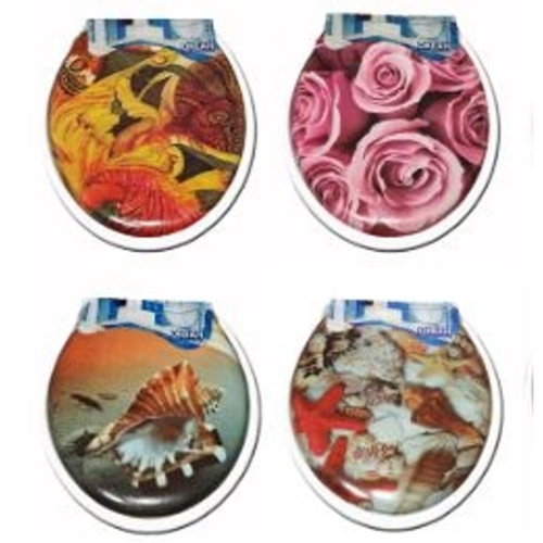 Сиденье для унитаза Океан 103-311-07 с рисунком