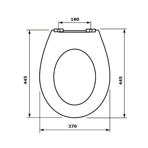 Сиденье для унитаза Океан Бабочка 104-406-01