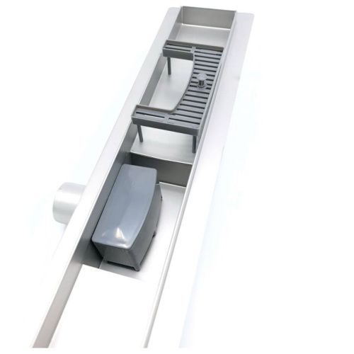 Желоб сухой+гидрозатвор,нерж.сталь 55см   BAD415502