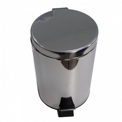 Ведро для мусора Санакс 105-P из нержавеющей стали с педалью 5л
