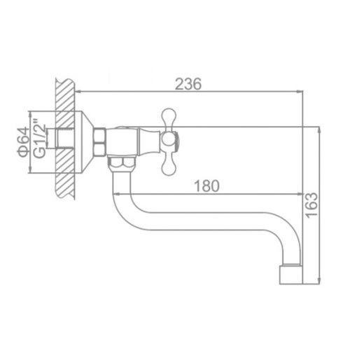 Смеситель для кухни Ledeme H08 L4608
