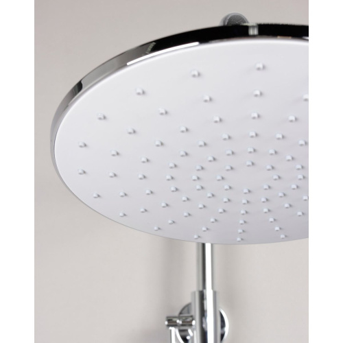 Душевая система LEDEME H21 L2421W со смесителем и тропическим душем Белый