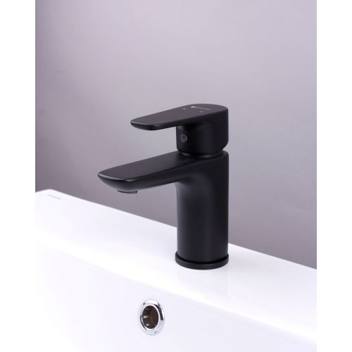 Смеситель для умывальника Gross Aqua Evo Matt Black 6241297MB черный