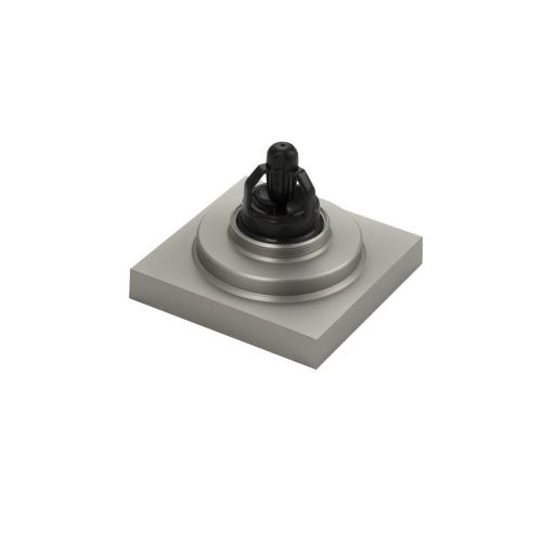 Трап MAGNUS латунный 100х100 выход 50 мм, матовый хром, вертикальный-крышка литая, с уникальной системой слива воды 00070