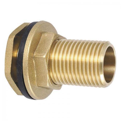 Штуцер (врезка) в бак (емкость) с прокладкой ф1 1/2