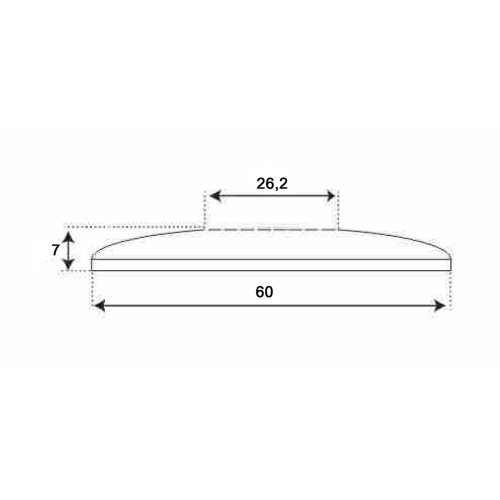Отpaжaтeль плоский TIM K03-0703S 3/4
