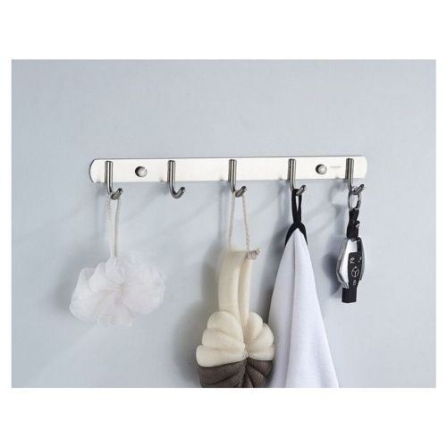 Планка для ванной LEDEME L70201-5 из нержавеющей стали с 5-ю крючками