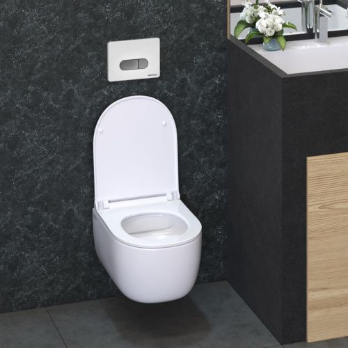 Кнопка для инсталляции BERGES NOVUM D7 040037 белая