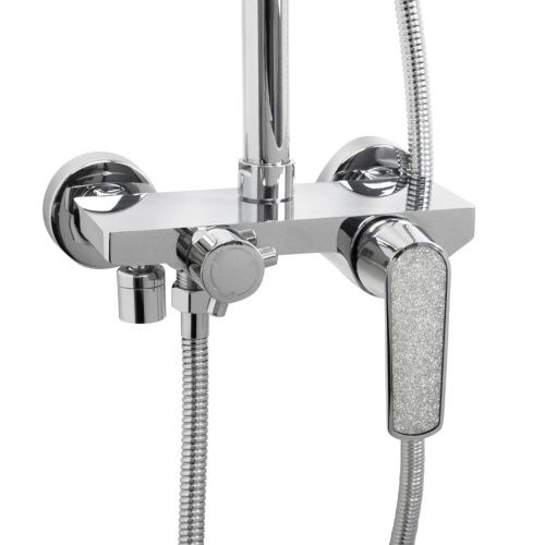 Душевая стойка GFmark 4875 с тропическим душем и смесителем