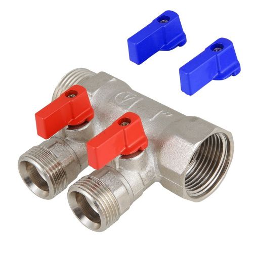 Коллектор никелированный 3/4