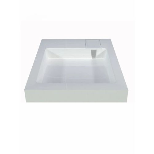 Раковина для ванной MARKO Стандарт 60 над стиральной машиной с кронштейном