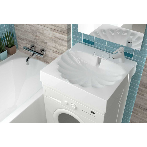 Раковина для ванной MARKO Ариэль 60 над стиральной машиной