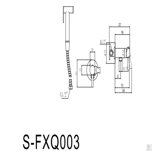 Смеситель для биде Savol S-FXQ004