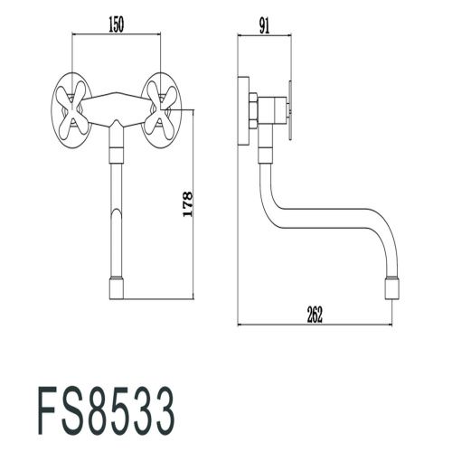 Смеситель для кухни Fmark FS8533 сатин