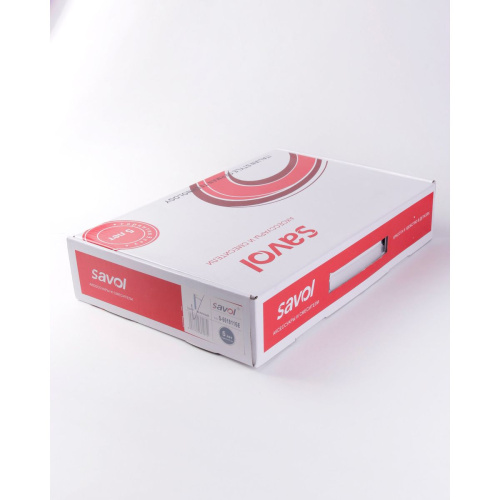 Смеситель для раковины Savol S-601811GE с высоким изливом цветной