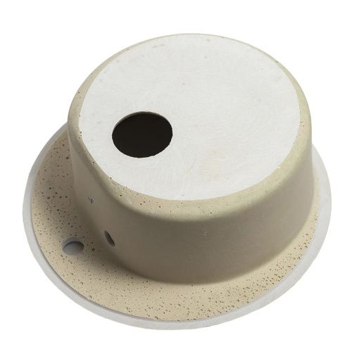 Мойка для кухни врезная Агата AG7C5 песочная из кварца, 50*50 см без сифона