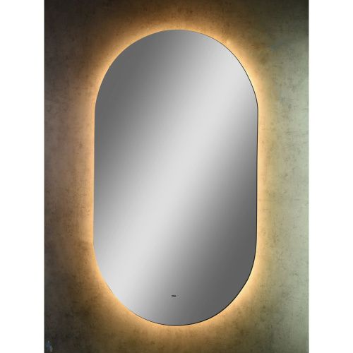 Зеркало Fleur LED 650х1100 с бесконтактным сенсором, теплая подсветка ЗЛП327