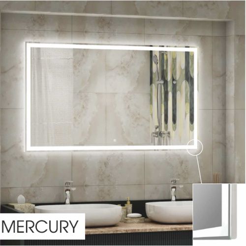 Зеркало Mercury LED 800х600 с сенсором и подогревом ЗЛП781