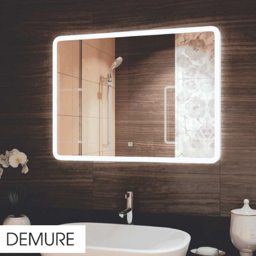 Зеркало Demure LED 1000x700 с сенсором и подогревом ЗЛП1134