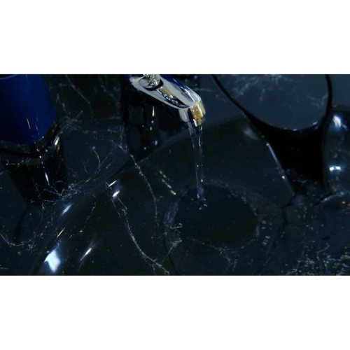 Раковина для ванной MARKO Мэй 60 ЧЕРНЫЙ МРАМОР с кронштейном 605х602х85 мм 52266002