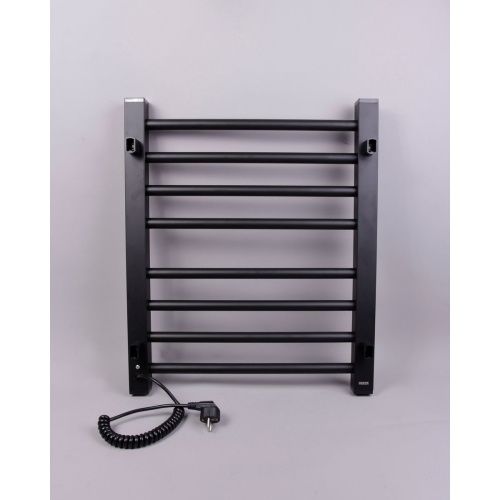 Полотенцесушитель BRIMIX 08061B Черный матовый электрический лесенка 600 х 500 х 100 мм на 8 перекладин 190 W