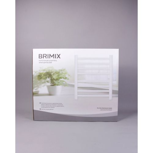 Полотенцесушитель BRIMIX 08061B Черный матовый электрический лесенка 600 х 500 х 100 мм на 8 перекладин 190 W