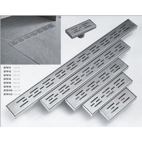 Желоб Dikalan водоотводящий с перфориванной решеткой из нерж. стали 90 см D7619