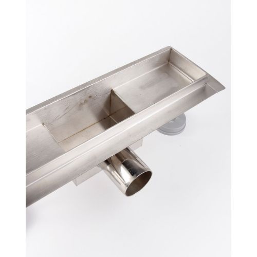 Желоб Dikalan водоотводящий с перфориванной решеткой из нерж. стали 30 см D61730